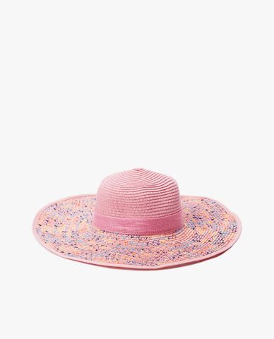  CECI - Nón rộng vành nữ đan móc thắt nơ nữ tính 