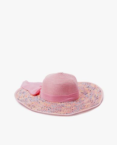  CECI - Nón rộng vành nữ đan móc thắt nơ nữ tính 