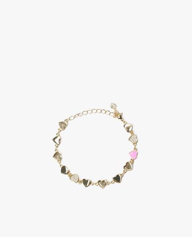  CECI - Vòng đeo tay nữ chuỗi hình trái tim xinh xắn 