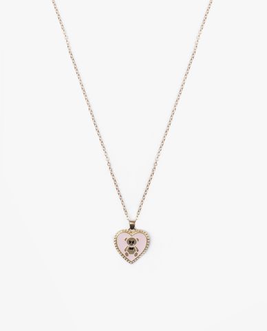  CECI - Vòng cổ nữ chuỗi xích nhỏ phối mặt trái tim trẻ trung 