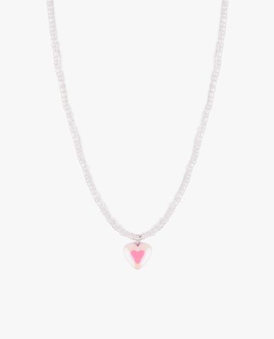  CECI - Vòng cổ dạng hạt phối mặt trái tim ngọt ngào 