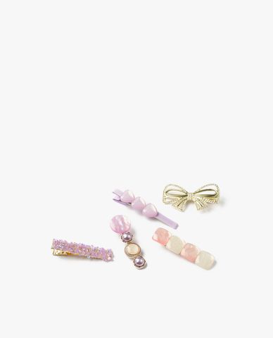  CECI - Pack 5 kẹp tóc nữ đính đá to thời trang 