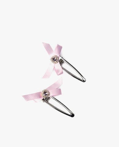  CECI - Set 2 kẹp tóc nữ nhỏ thắt nơ xinh xắn 
