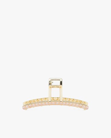  CECI - Kẹp tóc nữ càng cua dài đính hạt ngọc nữ tính 