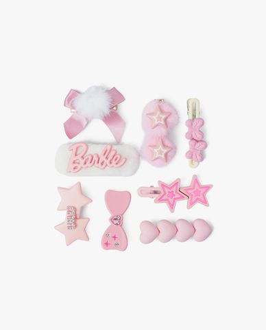  CECI - Set kẹp tóc barbie màu hồng dễ thương 