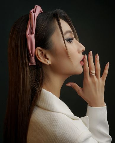  CECI - Băng đô nữ bọc da thời trang 