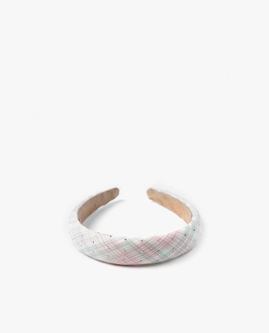  CECI - Băng đô cài tóc nữ bọc vải đính đinh tán thời trang 