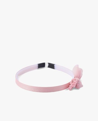  CECI - Băng đô cài tóc bản nhỏ bọc vải phối nơ xinh xắn 