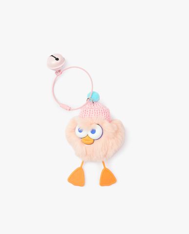  CECI - Móc khoá hình thú nhồi bông phối chuông nổi bật 