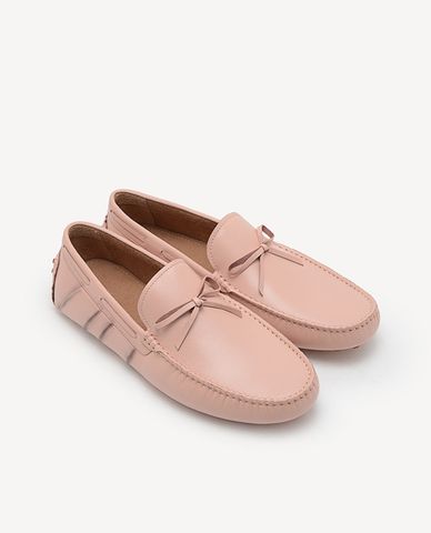  PEDRO - Giày lười nam mũi tròn đính nơ 