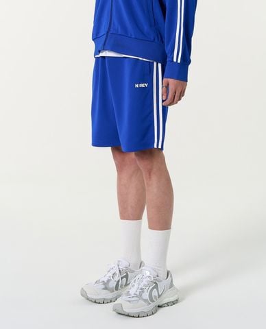  NERDY - Quần short unisex ống rộng lưng thun NY Track 