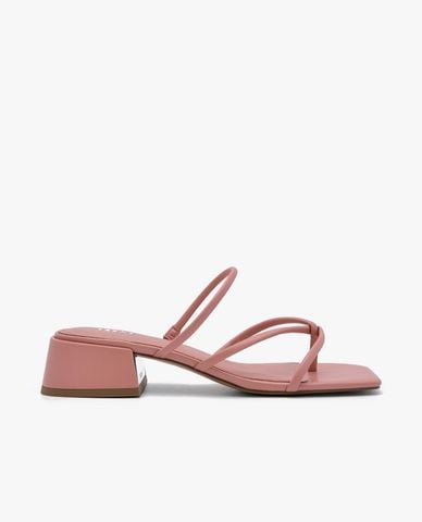  PEDRO - Giày mules cao gót nữ mũi vuông Effie 