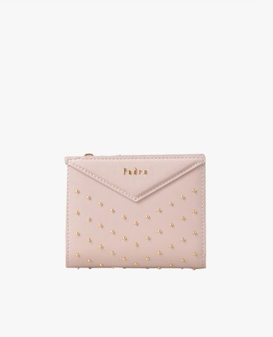  PEDRO - Ví nữ phom vuông đính hạt stud 