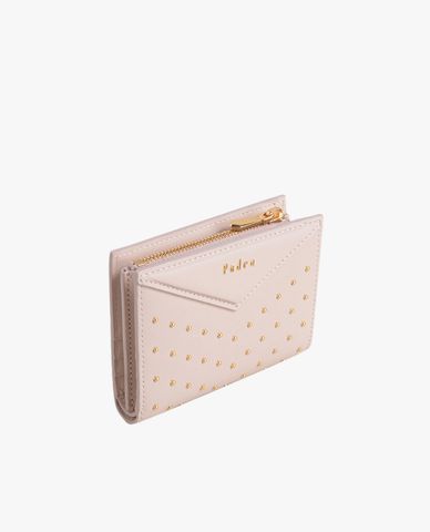  PEDRO - Ví nữ phom vuông đính hạt stud 