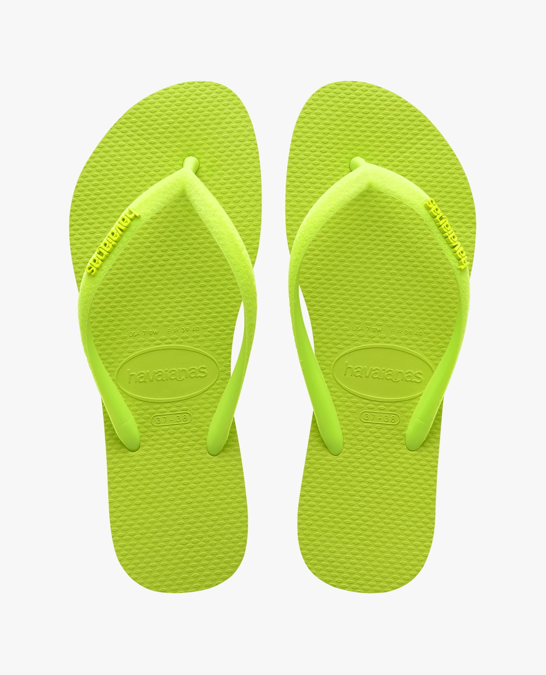 HAVAIANAS - Dép kẹp nữ Slim Velvet Neon