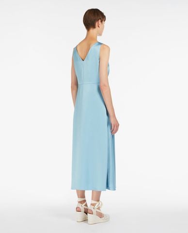  WEEKEND MAX MARA - Đầm sát nách midi phối khăn choàng nổi bật Gambero 