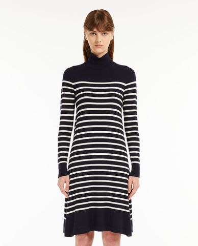  WEEKEND MAX MARA - Đầm dệt kim mini cổ lọ tay dài Sesia 