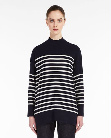  WEEKEND MAX MARA - Áo dệt kim nữ tay dài cổ tròn Meandro 