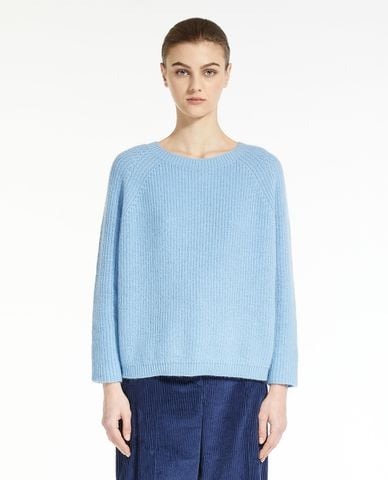  WEEKEND MAX MARA - Áo sweater nữ tay dài cổ tròn Xeno 