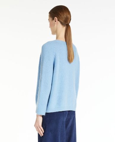  WEEKEND MAX MARA - Áo sweater nữ tay dài cổ tròn Xeno 
