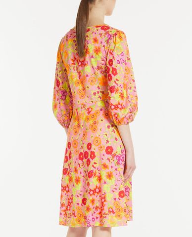  WEEKEND MAX MARA - Đầm midi cổ V tay lỡ bo gấu Kirie 