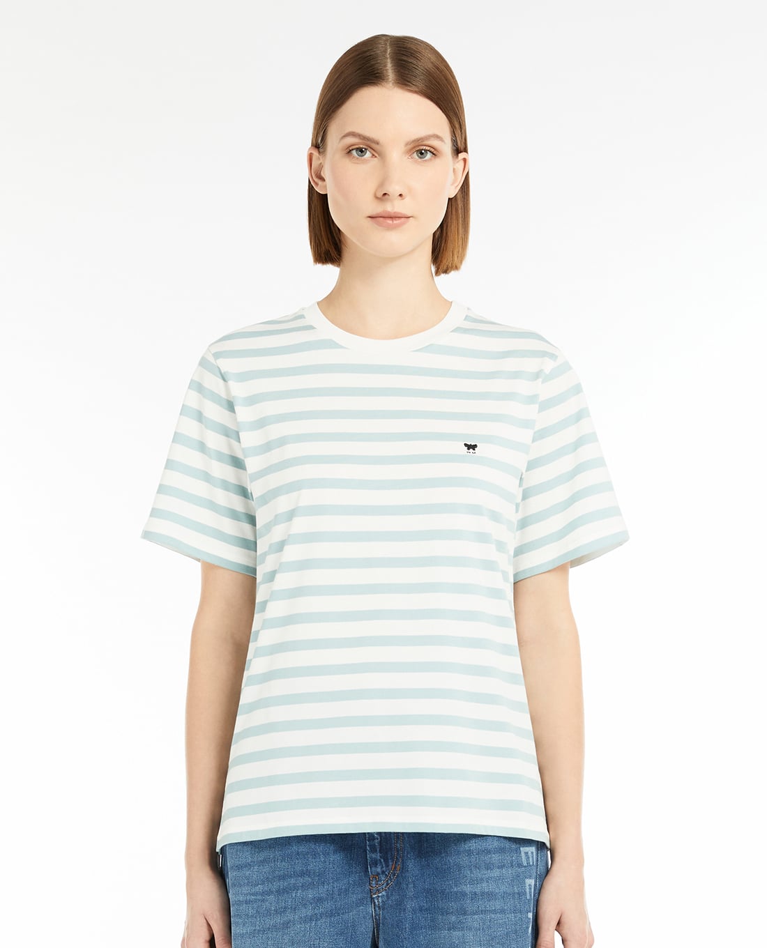 WEEKEND MAX MARA - Áo thun nữ cổ tròn tay ngắn Satrapo