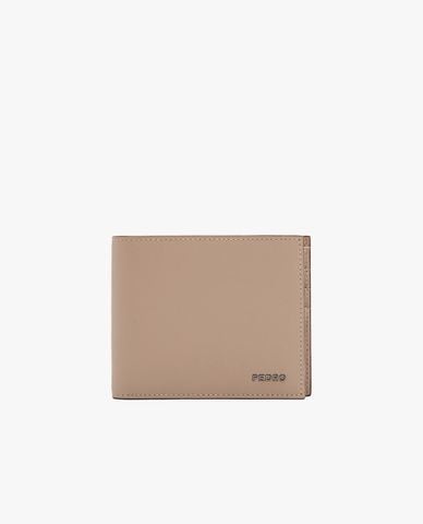  PEDRO - Ví nam dáng ngắn gập đôi Leather Bi Fold Flip 
