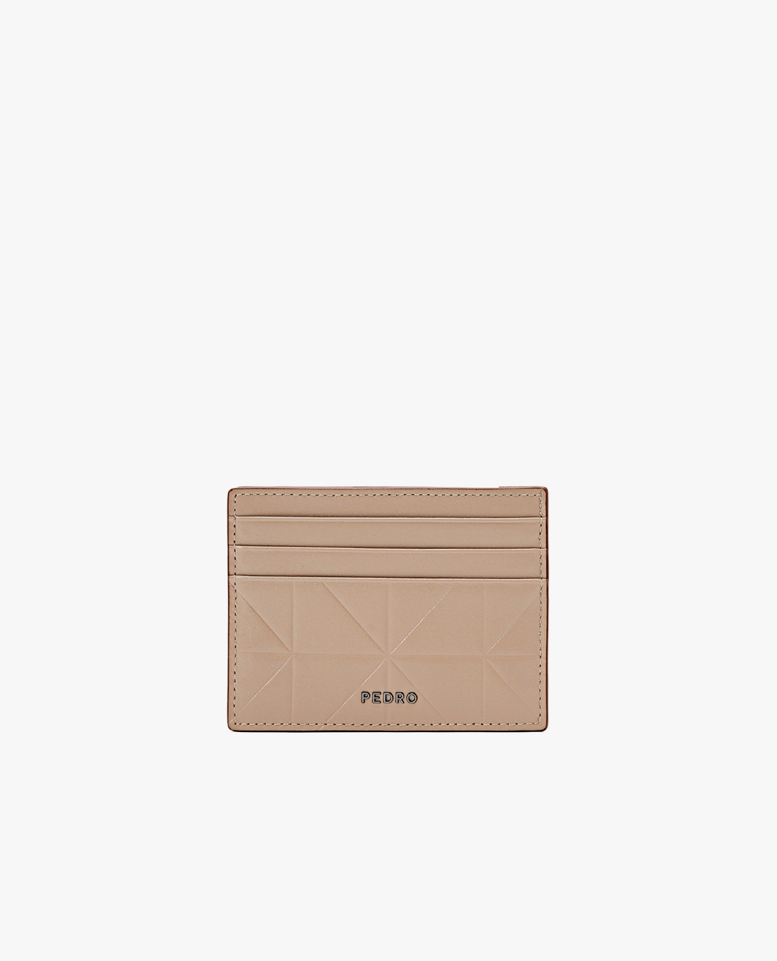 PEDRO - Ví đựng thẻ nam Taper Leather Pixel