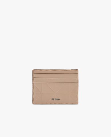  PEDRO - Ví đựng thẻ nam Taper Leather Pixel 
