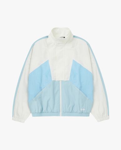  NERDY - Áo khoác thể thao unisex phom rộng Sporty Color Block 