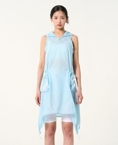  NERDY - Đầm sát nách mini phối mũ Hoodie Woven 