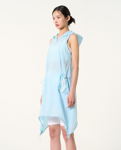  NERDY - Đầm sát nách mini phối mũ Hoodie Woven 