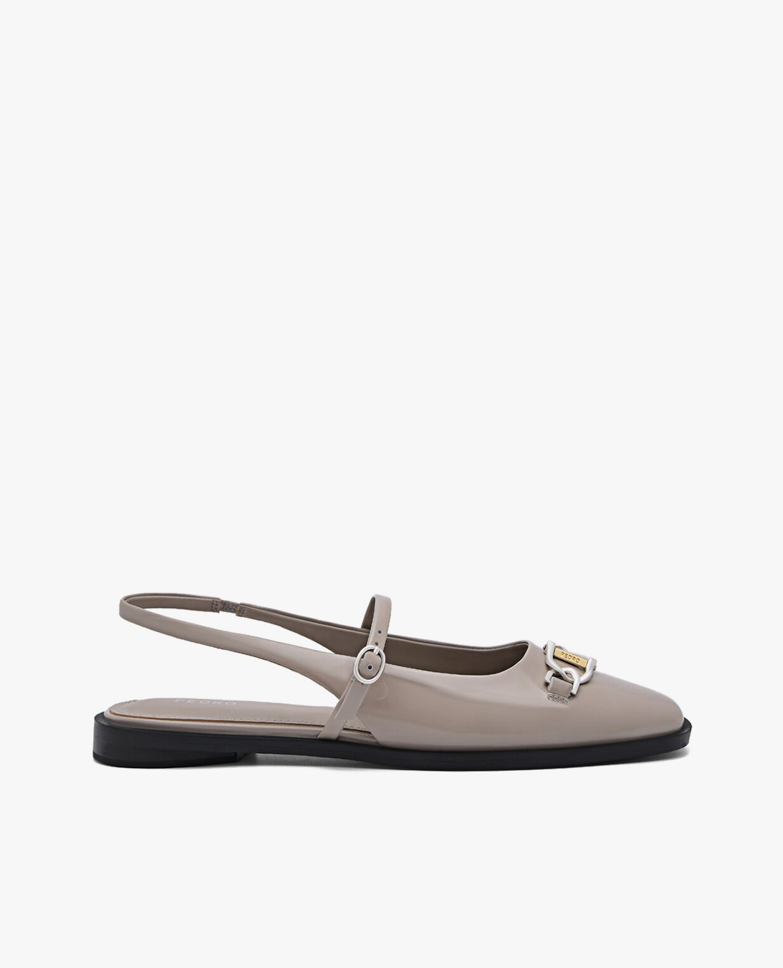 PEDRO - Giày sandals nữ đế bệt Jean Leather