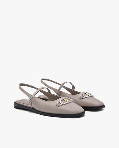  PEDRO - Giày sandals nữ đế bệt Jean Leather 