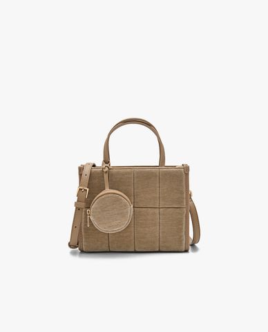  PEDRO - Túi xách nữ phom chữ nhật Mini Corduroy Quilted 