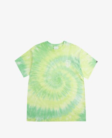 MLB - Áo thun tay ngắn cổ tròn Tie Dye Circle Over Fit 