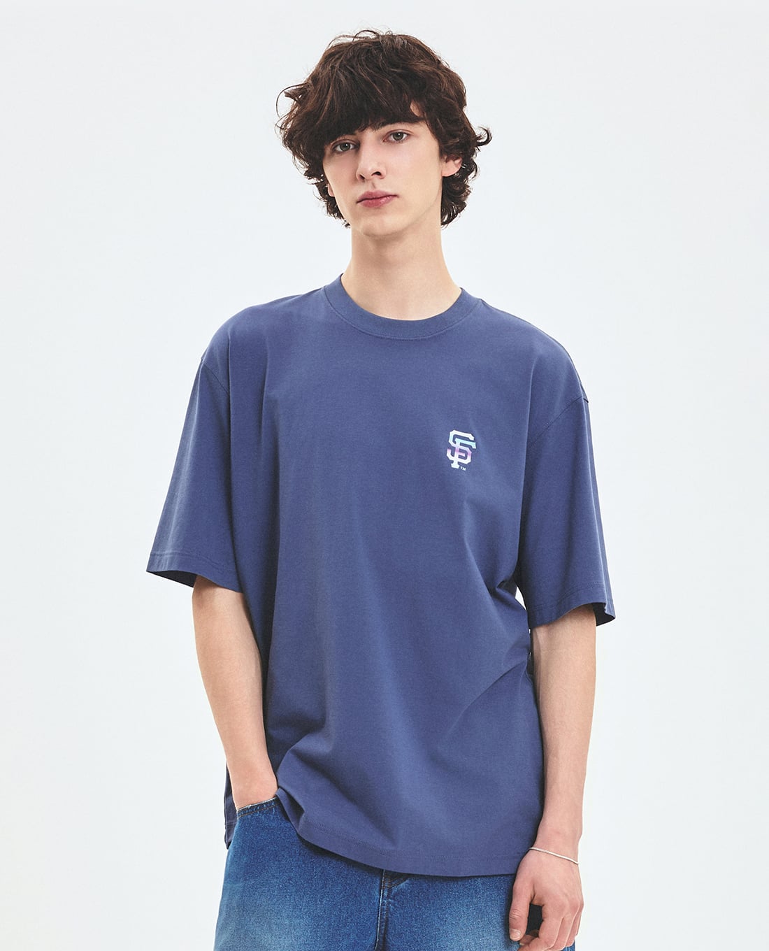 MLB - Áo thun unisex tay ngắn Summer Vintage-Washing Graphic