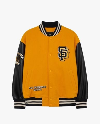  MLB - Áo khoác bóng chày tay dài Couple Casual 