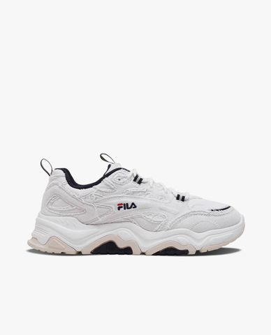  FILA - Giày sneakers unisex cổ thấp Tiny Rumble White Denim 