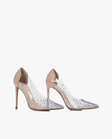  LE SILLA - Giày cao gót nữ bít mũi đính đá Deco Nicole 