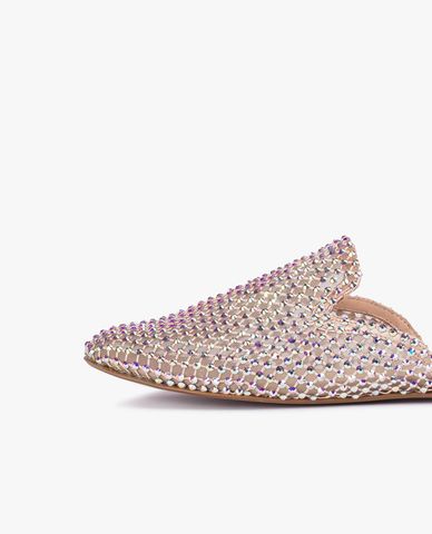 LE SILLA - Giày mules đế bệt đính kim tuyến Sabot Gilda 