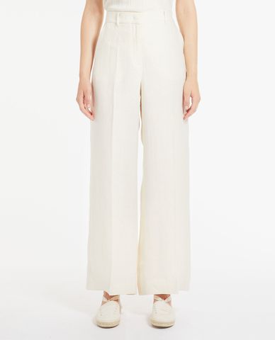  WEEKEND MAX MARA - Quần kiểu nữ ống rộng phom suông Andreis 