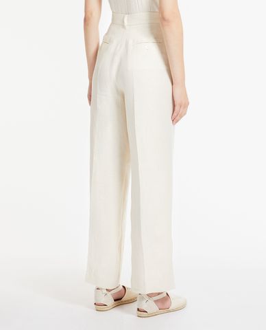  WEEKEND MAX MARA - Quần kiểu nữ ống rộng phom suông Andreis 