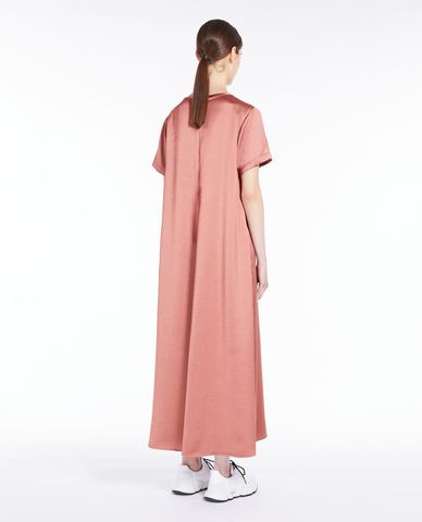  WEEKEND MAX MARA - Đầm midi cổ tròn tay ngắn Maga 