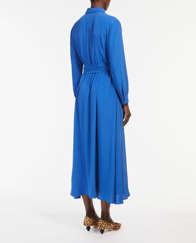  WEEKEND MAX MARA - Đầm sơ mi midi tay dài thắt eo Mida 