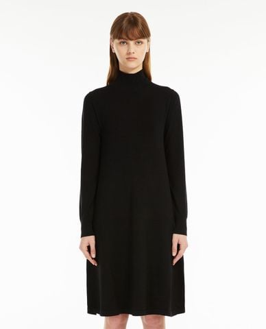  WEEKEND MAX MARA - Đầm dệt kim mini cổ lọ tay dài Sesia 