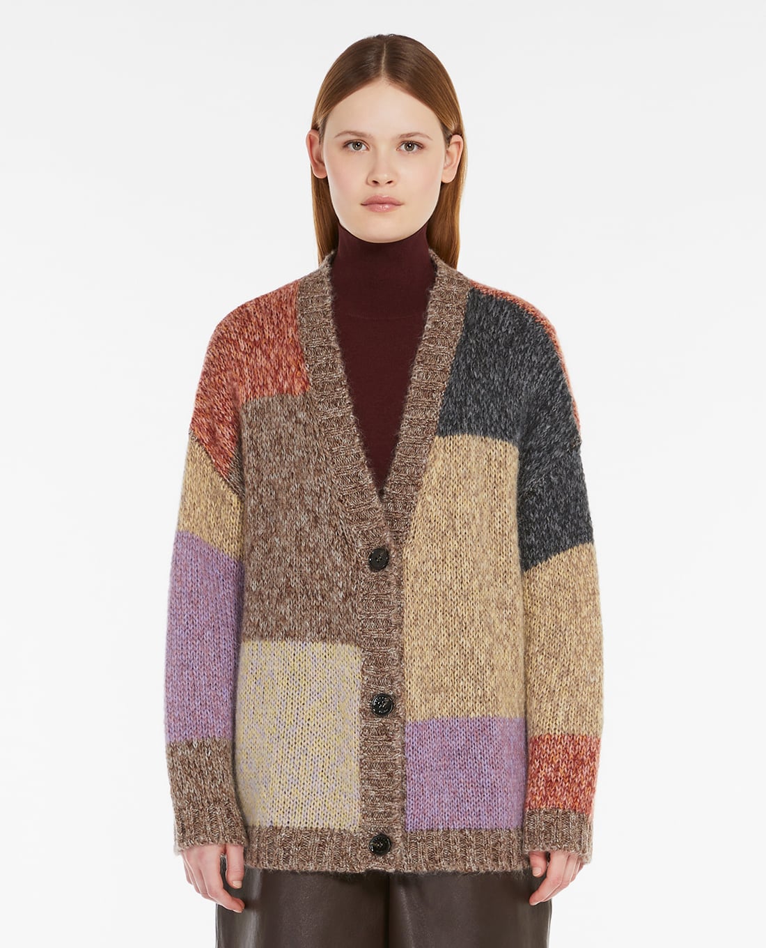 WEEKEND MAX MARA - Áo khoác cardigan nữ cổ V tay dài Camera