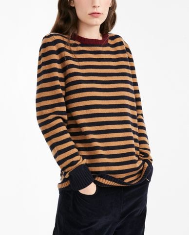  WEEKEND MAX MARA - Áo len nữ tay dài cổ tròn thời trang 