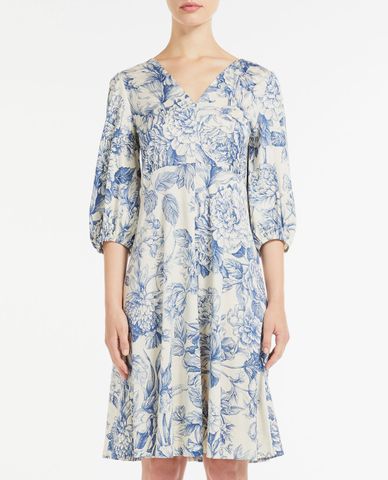  WEEKEND MAX MARA - Đầm midi cổ V tay lỡ bo gấu Kirie 