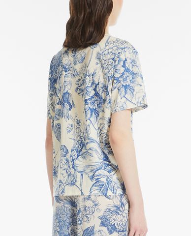  WEEKEND MAX MARA - Áo thun nữ tay ngắn cổ tròn phom suông Scoglio 